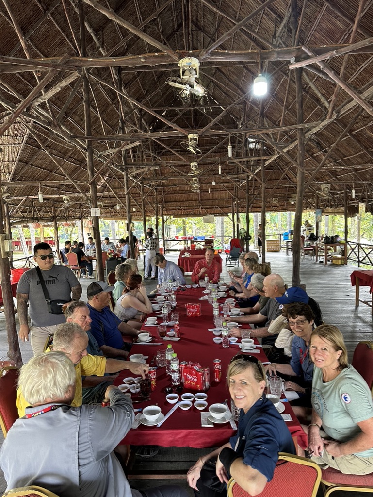 Lunch after visiting Cu Chi Tunnels