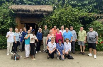 Global Travelers in Mekong Delta Resort