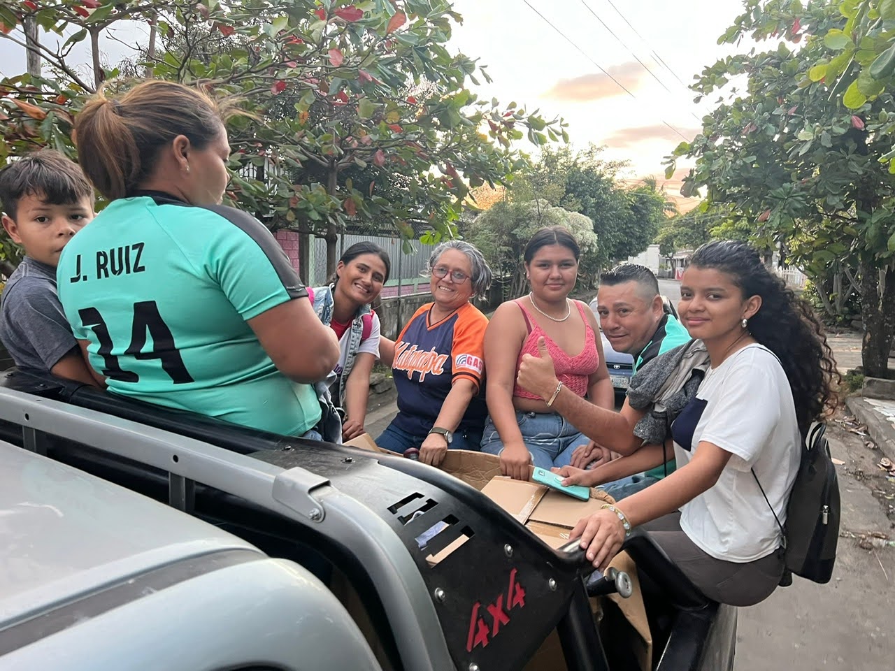Ball gear arriving in Nicaragua