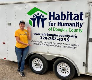 The Douglas County Habitat was wonderful to work with