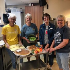 Habitat helpers in the kitchen