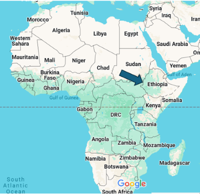 Ethiopia location